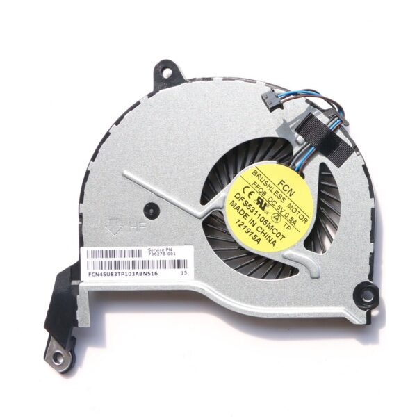 Cooler Fan Ventilador Hp Pavilion 15 N Parte 736278 001